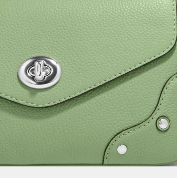 NWT Coach Millie Shoulder Bag Satchel Green - Picture 5 of 7
